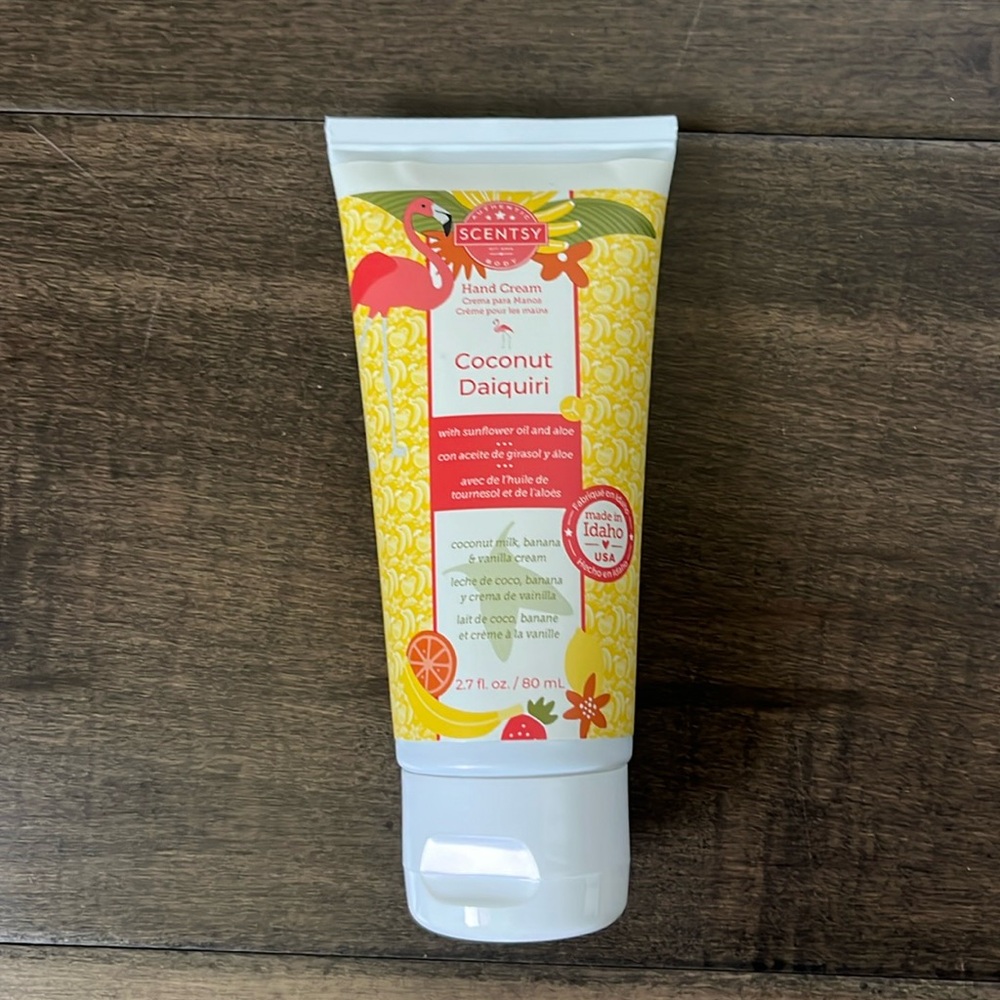 Scentsy Hand Cream - Coconut Daiquiri